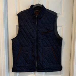 Tasso Elba Men's Navy Quilted Vest